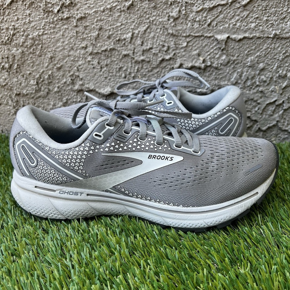 Brooks Shoes Women Size 9.5 Wide Ghost 14 Running Grey Neutral No Insoles